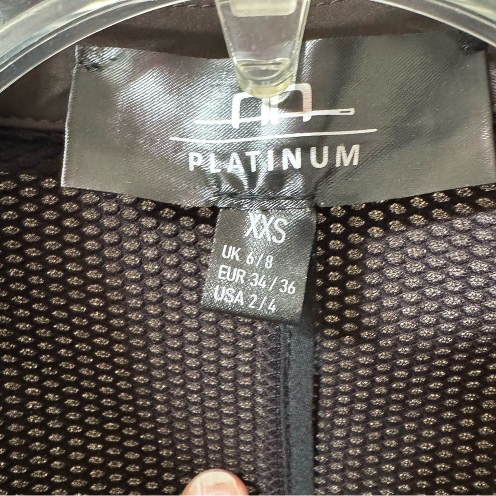 AA Platinum Motionlite by Alessandro Albanese Black Show Jacket Size XXS - Picture 6 of 11